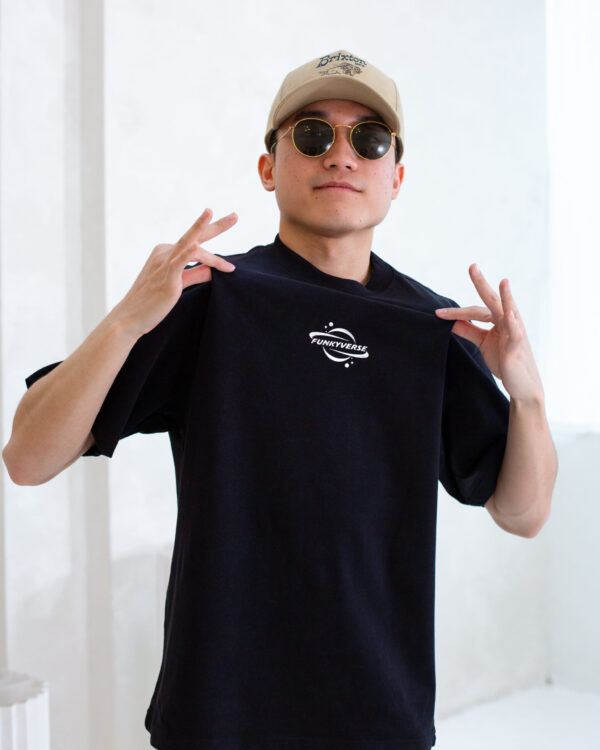 "Keep the Funk Alive" Graphic Tee – Black (All-Gender) - Image 9